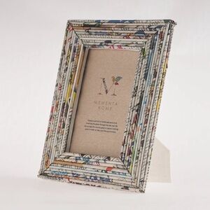 Mementa Home Recycled Newspaper Multicolor Photo Frame